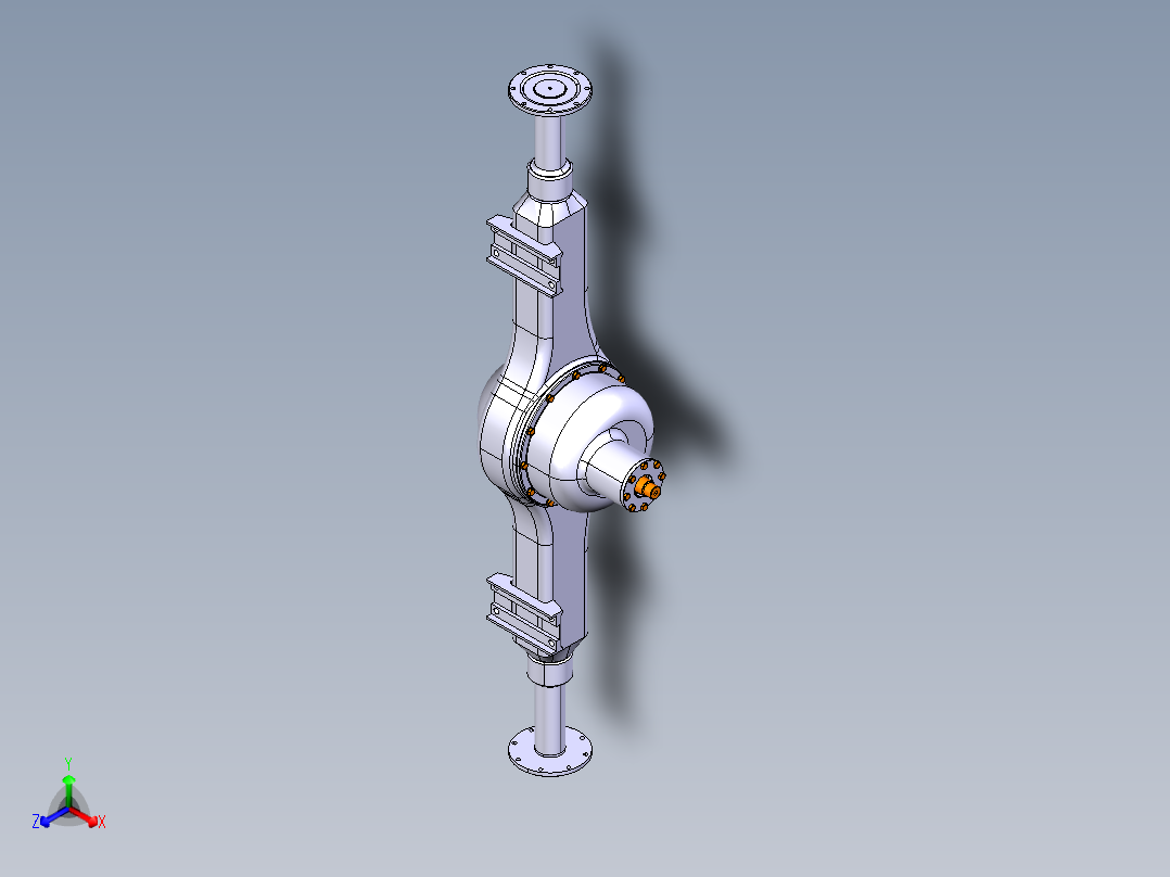 P006-轻型货车后驱动桥设计【整体式单级主减速器】【含三维catia】