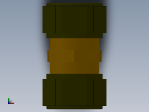 管件接头、螺纹接头、三通(60)前视缩略图