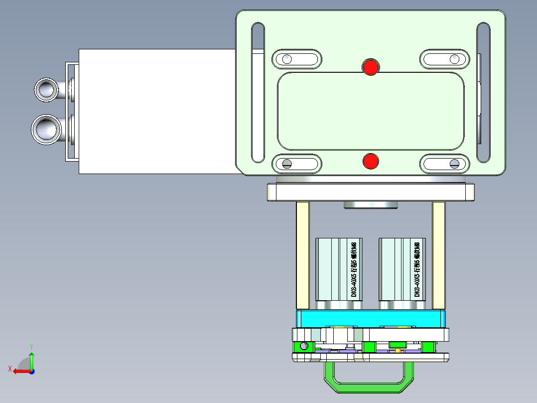 X1-CNC6笔记本CNC工装夹具三维模型-01-22后视图