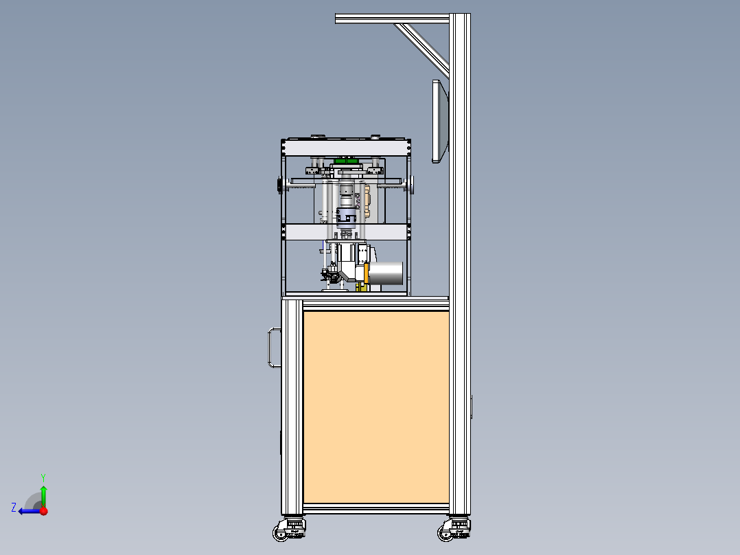 耐久测试台sw20可编辑右视图