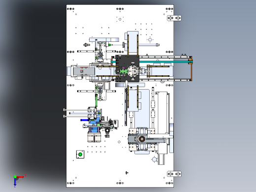 半自动贴胶下料机sw16可编辑俯视缩略图