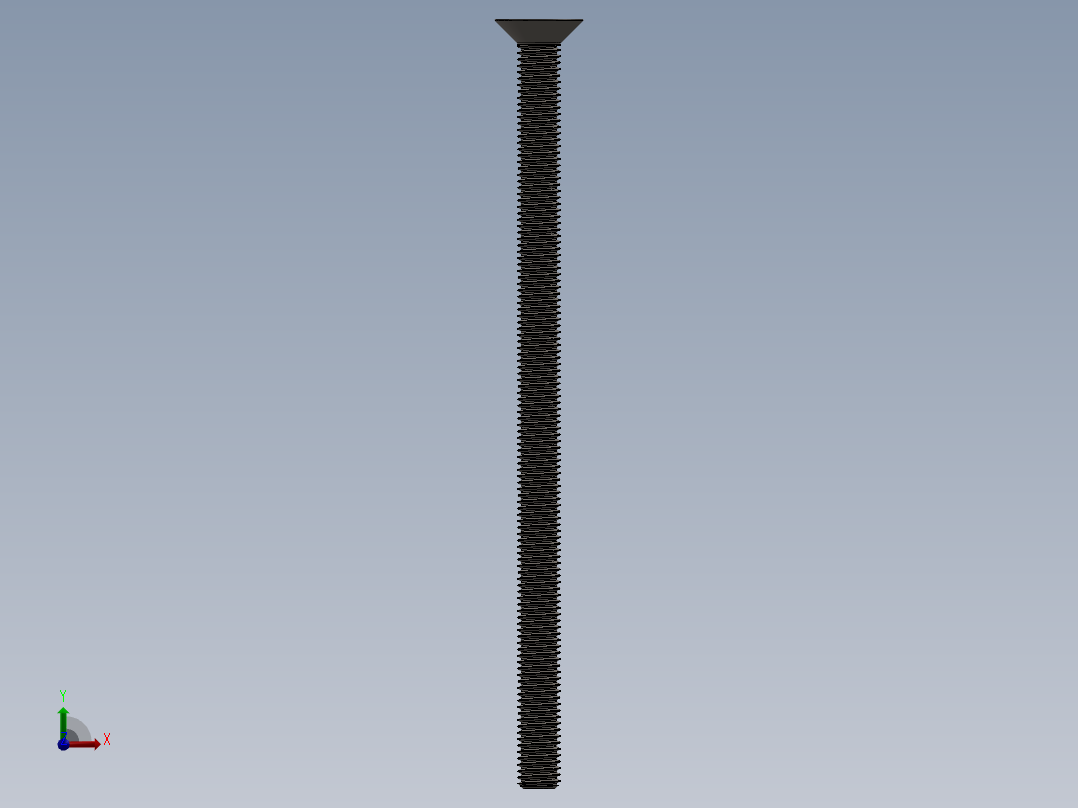 Screw_ISO_10642_M10x180_A2.SLDPRT前视图