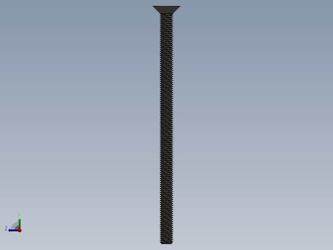 Screw_ISO_10642_M10x180_A2.SLDPRT右视图