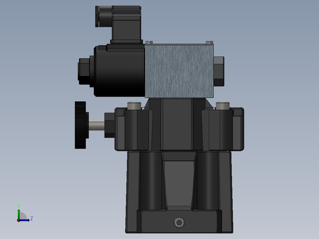 YUKEN EUROPE LTD-S-BSG-03液压元件左视图