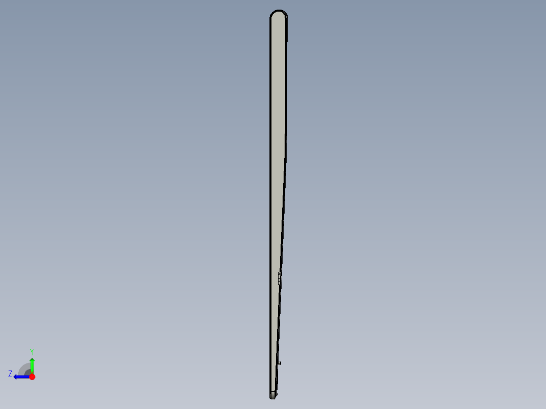 锻压笔记本C壳铣键盘框UG程序模型右视图