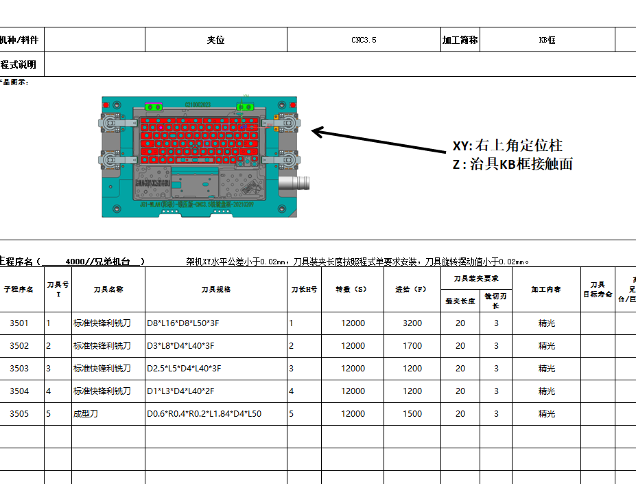 锻压笔记本C壳铣键盘框UG程序模型