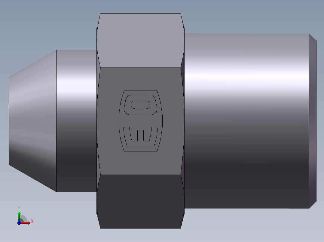 焊接直接头、1DW-16-08前视图