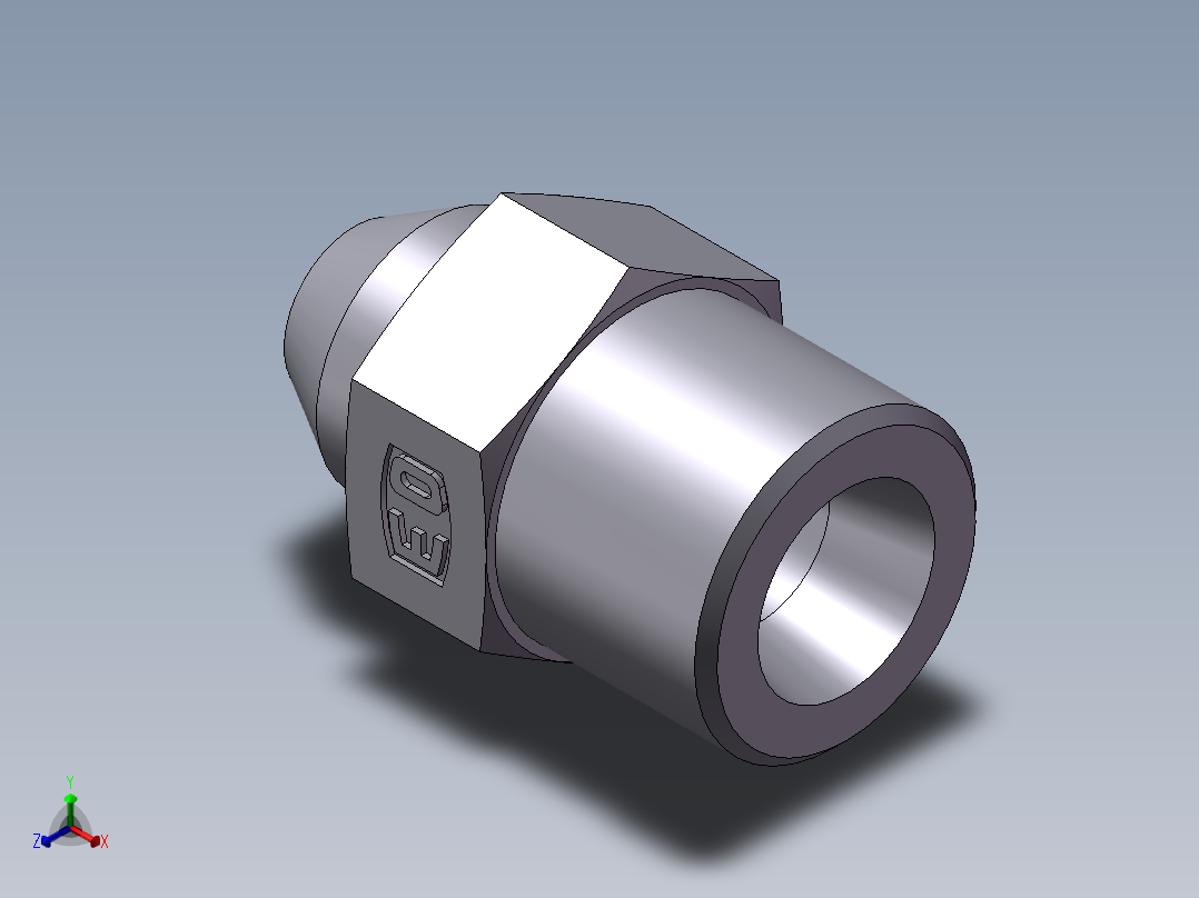 焊接直接头、1DW-16-08正等轴测图