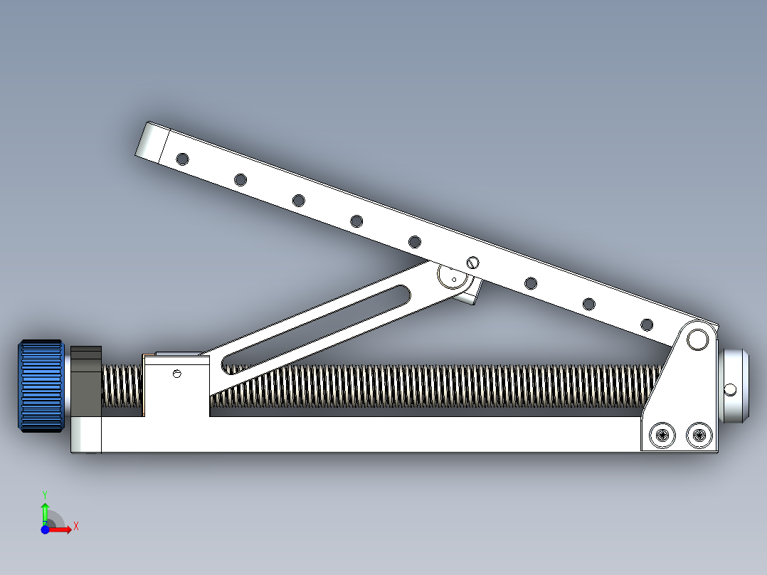 B3003696-倾斜底座 V0前视图