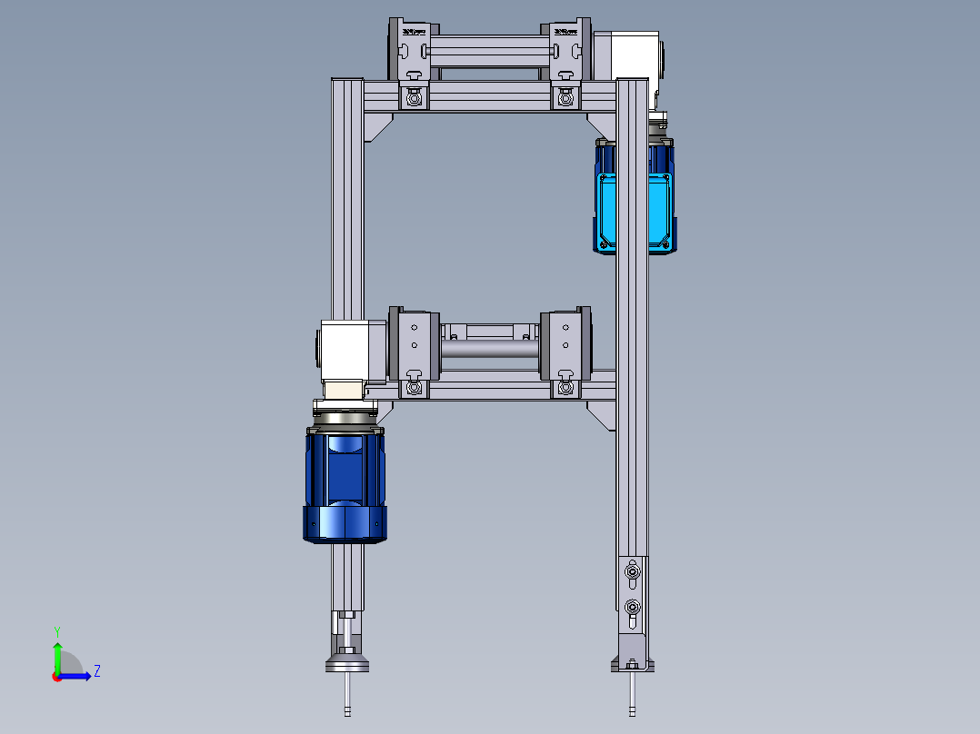 BS2同步带输送线240左视图