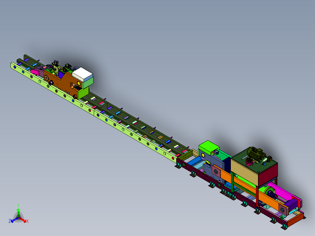 机械夹紧装置的液压拉拔机