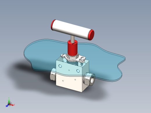 G1-30K型高压针阀模型