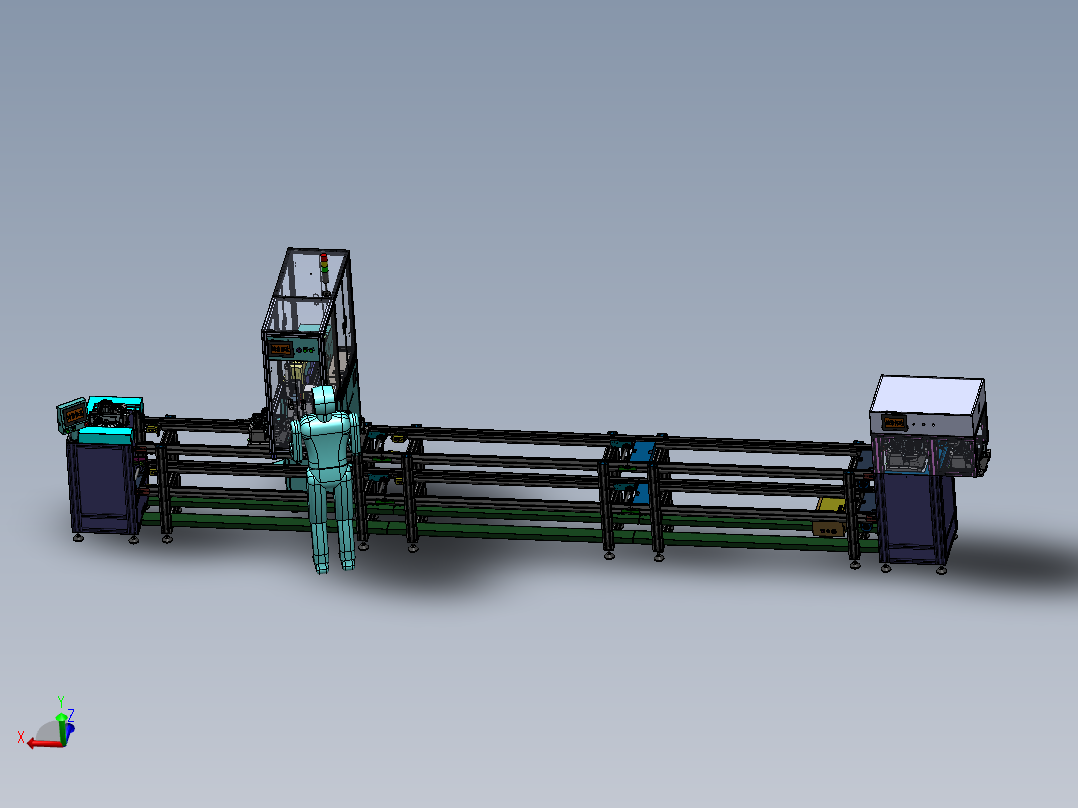 2.5倍速链线+升降机