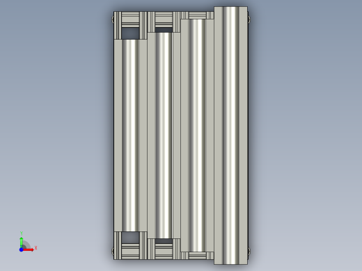 HX2115-02-08-00压辊放置台装配前视缩略图