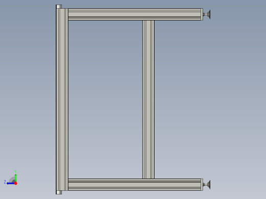 HX2115-02-08-00压辊放置台装配右视缩略图