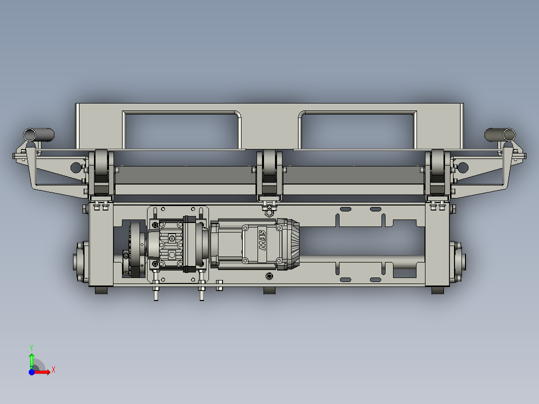 重载链条输送机一五米前视图