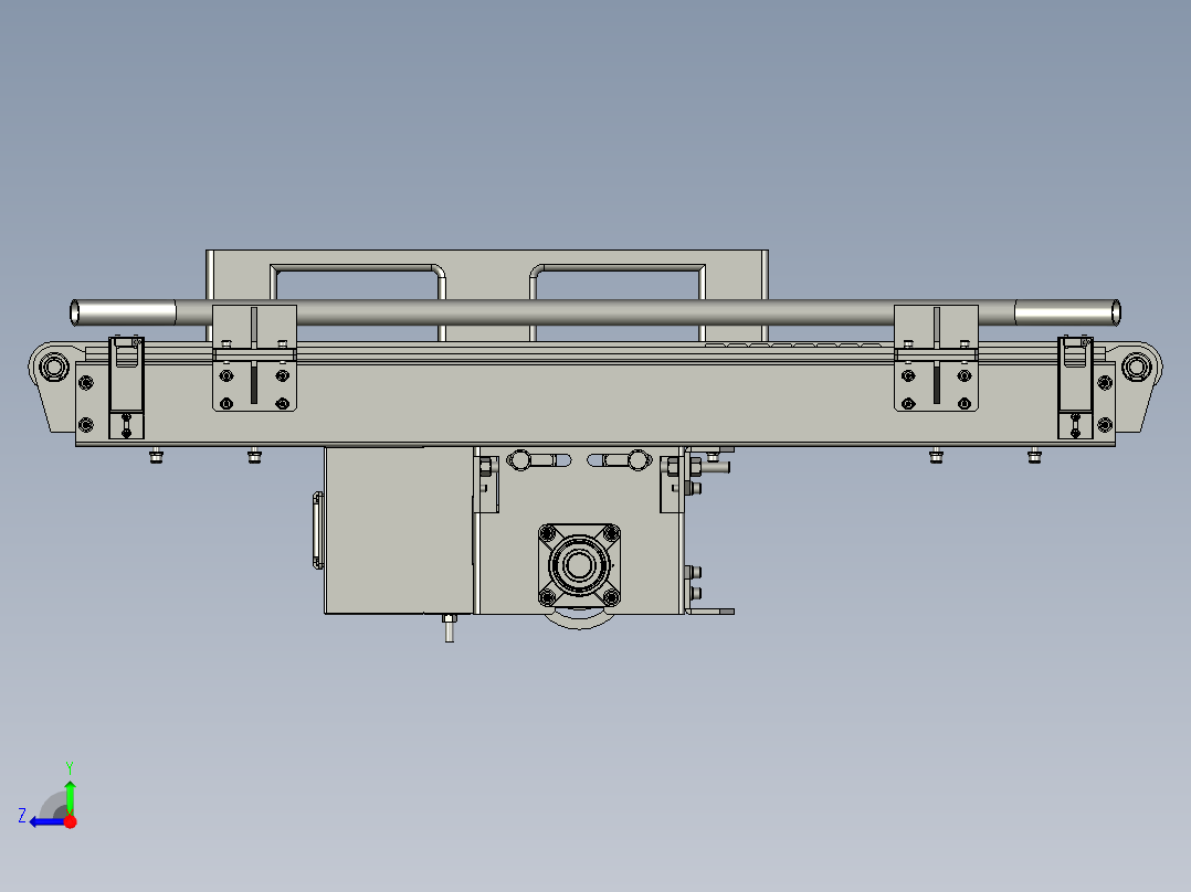 重载链条输送机一五米右视图