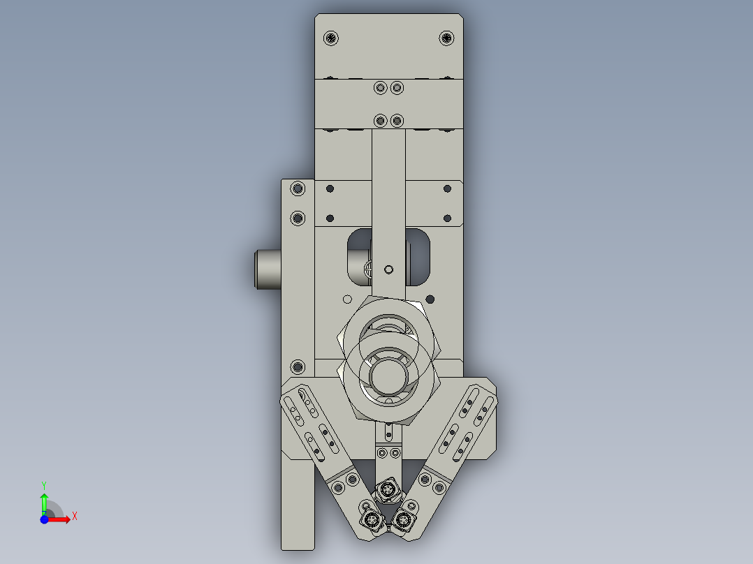 020300平面度检测机构前视图