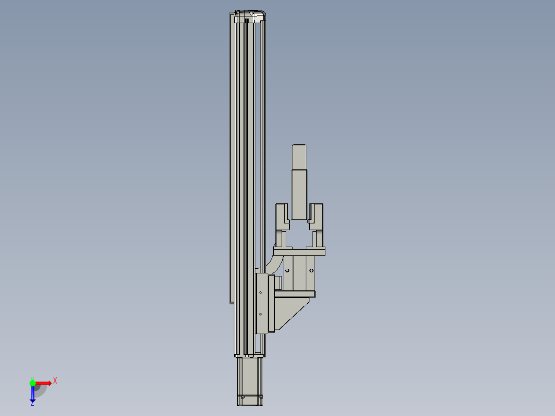 NM16076-04包膜送料机械手俯视图