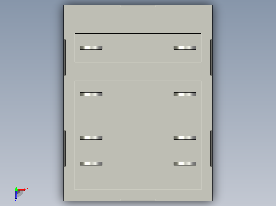 RXM2AB2BD小型继电器俯视图