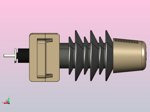 变电站使用的典型避雷器后视缩略图