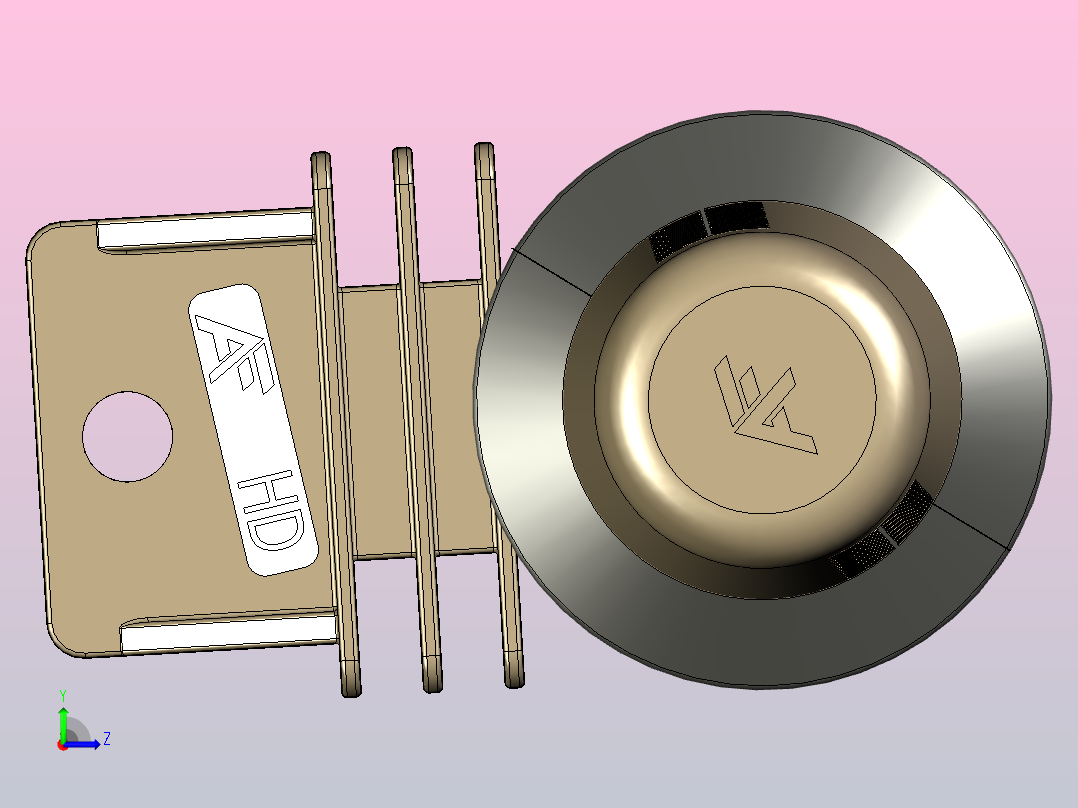 变电站使用的典型避雷器左视图