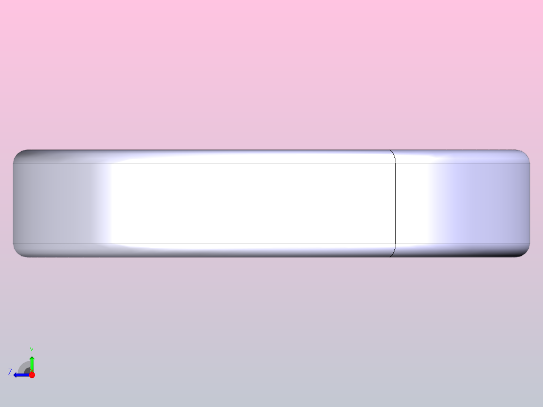 3D打印轴承右视图