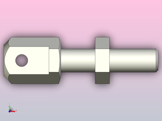 标准头链条连接杆零件[DPLPNG10A-L]前视缩略图