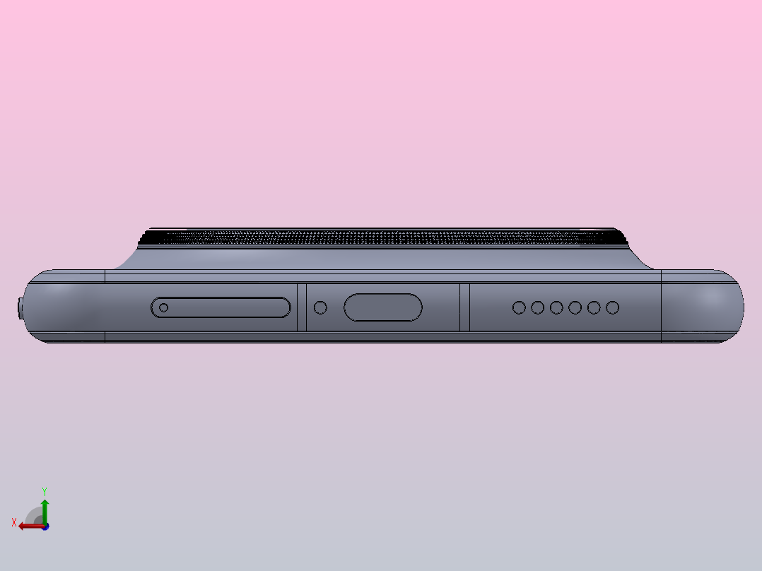 华为 Mate 70 Pro王炸登场，3D模型分享（SolidWorks模型+犀牛模型）后视图