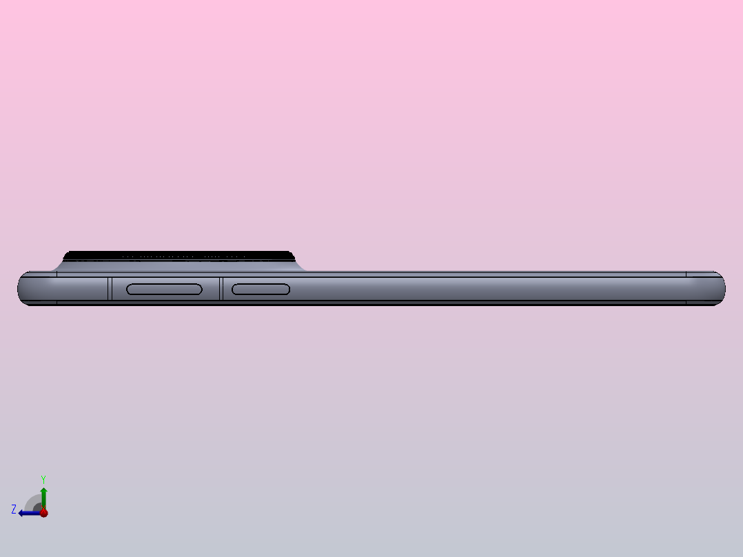 华为 Mate 70 Pro王炸登场，3D模型分享（SolidWorks模型+犀牛模型）右视图