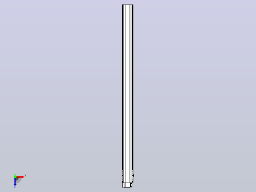 皮带直线轴半封闭可选导轨TPA-HNB-202D-140-L2950-LP-Y-P75-N3俯视缩略图
