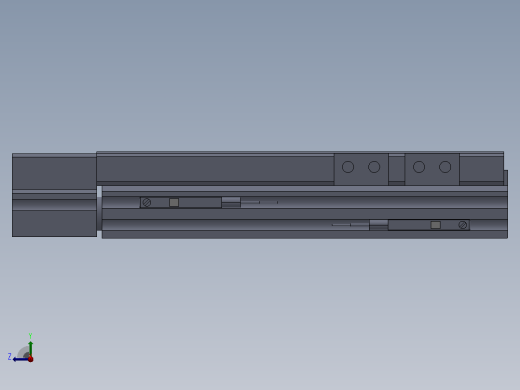 气缸MXQ8-50CSF-M9BZ右视缩略图