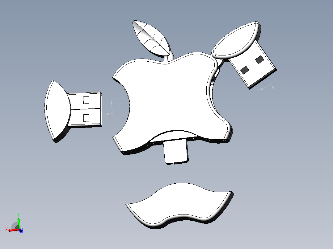 IPhone充电器主视图