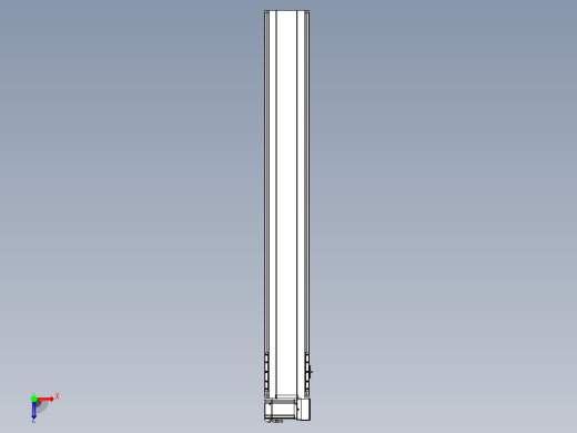 皮带直线轴半封闭可选导轨TPA-HNB-175D-140-L1250-RU-Y-P75-N3俯视缩略图