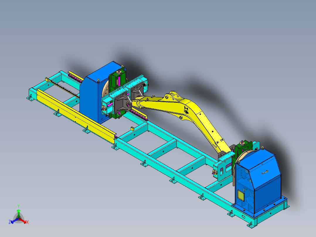 新型可调头尾架式焊接变位机_13