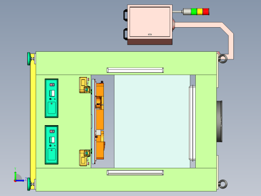 汽车门板超声波多工位焊接机（仅含主体结构）左视缩略图