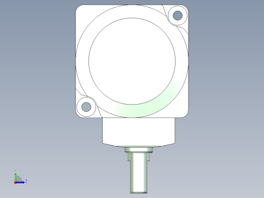 交流伺服电机左视缩略图