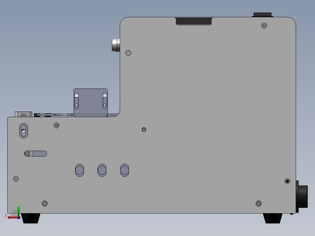 E009 转盘式螺丝机后视图