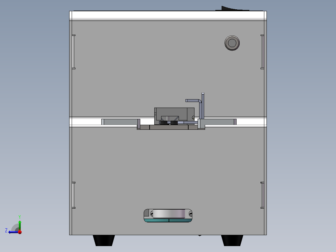 E009 转盘式螺丝机右视图