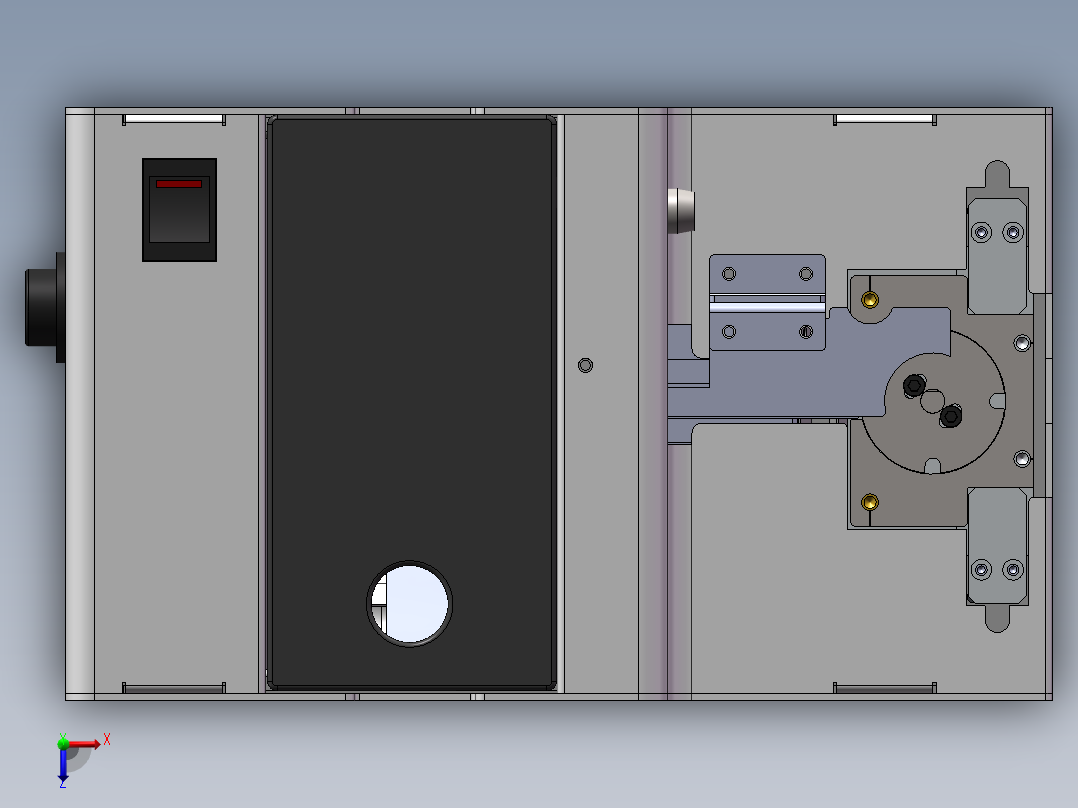 E009 转盘式螺丝机俯视图