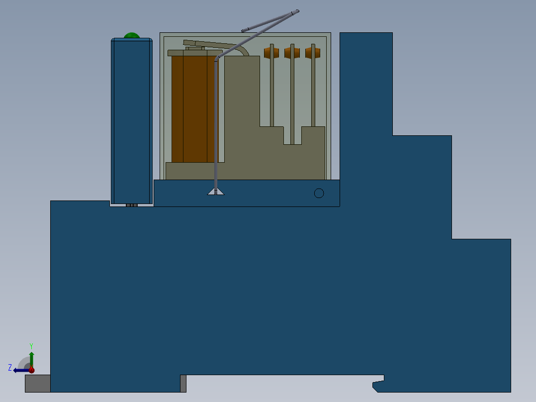 Idec智能继电器IO扩展模块右视图