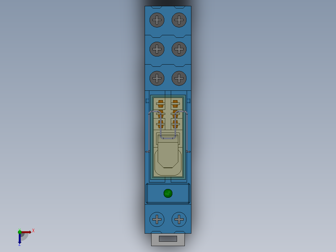 Idec智能继电器IO扩展模块俯视图