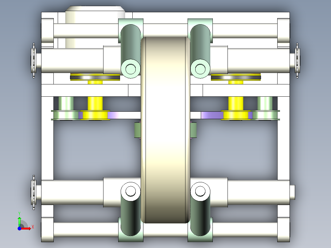 圆环形产品包装机1407968前视图
