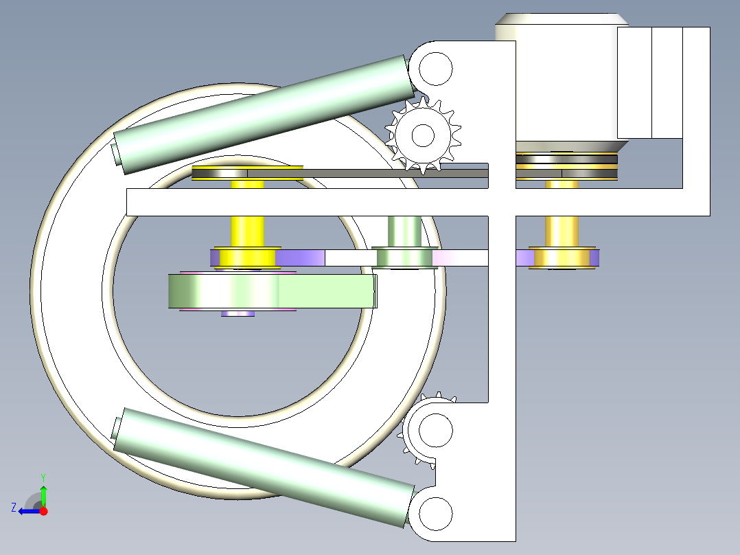 圆环形产品包装机1407968右视图