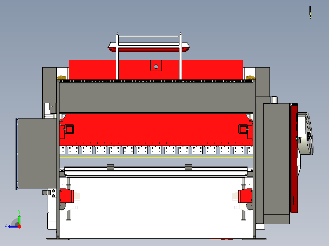 B1_AMADA-1003数控折弯机右视图
