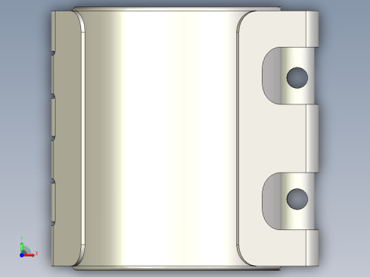 铰链式管夹前视缩略图