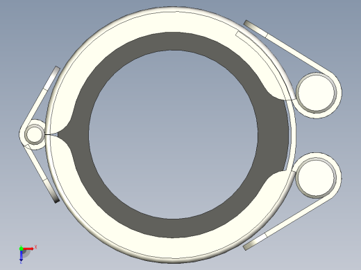 铰链式管夹俯视缩略图