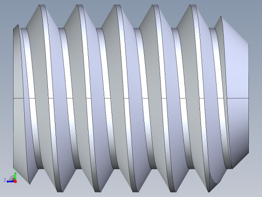 UNC 平头紧定螺钉-UNC SET SCREW 0.250 x0.3125.STEP右视缩略图