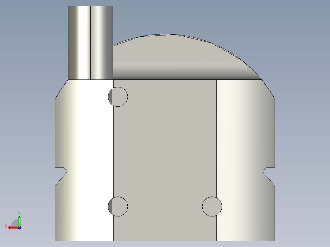 基恩士SL-C44H_kc图纸模型后视图