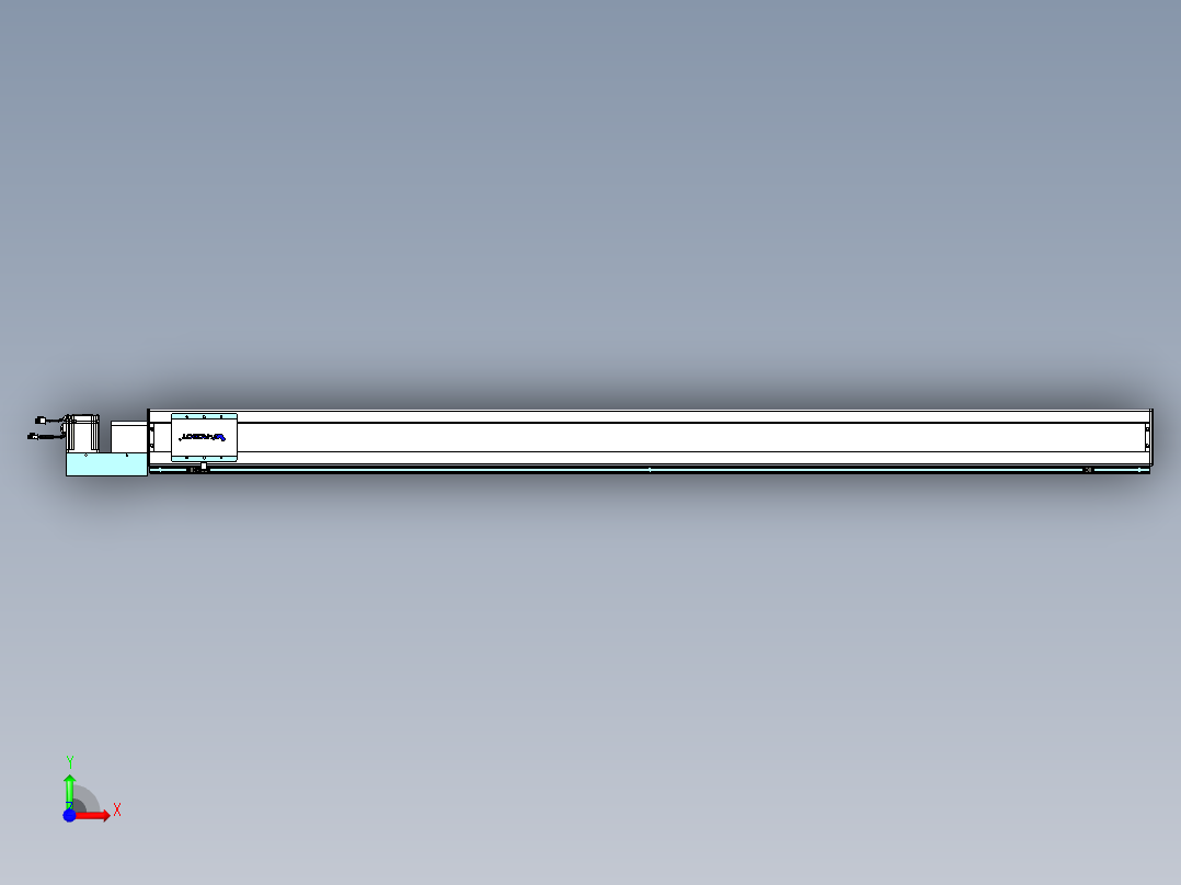 威洛博VBC同步带传动一无尘环境VBC14-L45-S2150-BL-ZP75-C3前视图
